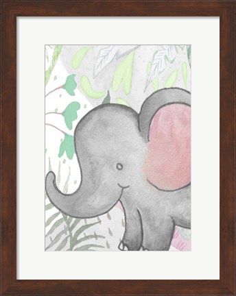 Framed Ele in the Tropics Print