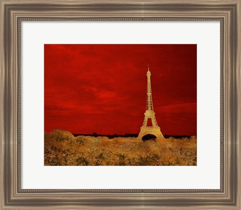 Framed Red Paris Print