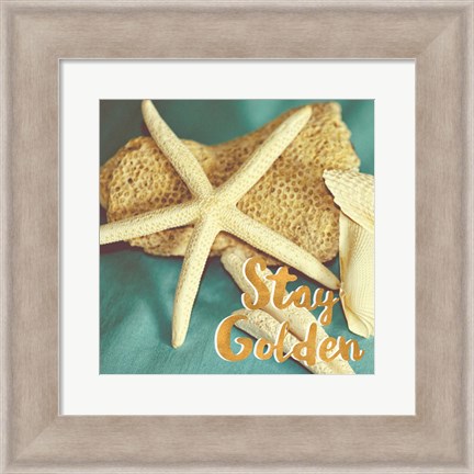 Framed Stay Golden Print