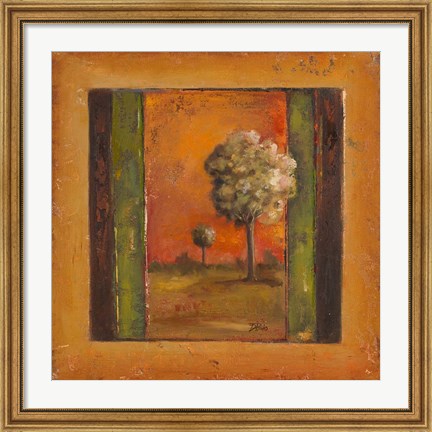 Framed Lonely Trees I Print