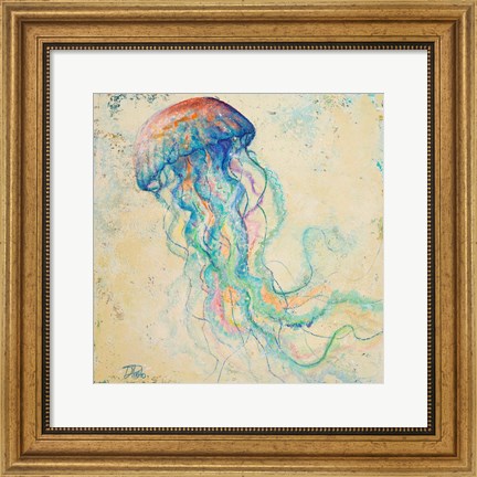 Framed Creatures of the Ocean I Print