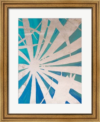 Framed Silver Palms II Print