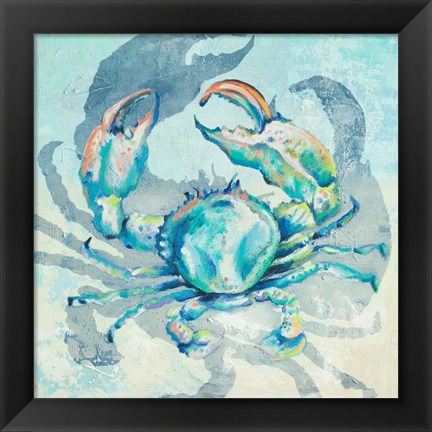 Framed Surf Side Crab Print