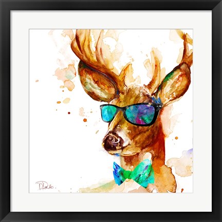 Framed Cool Deer Print