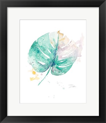 Framed Water Leaf Print