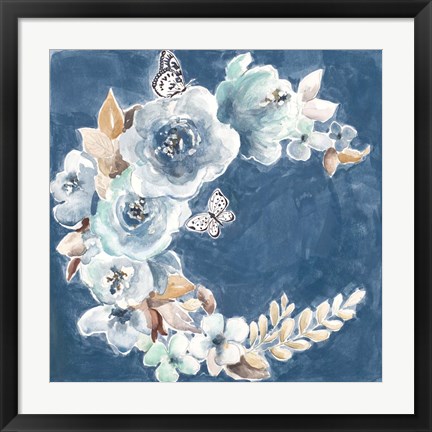 Framed Wild Beauty Wreath Print