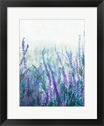 Framed Lavender Garden I Print