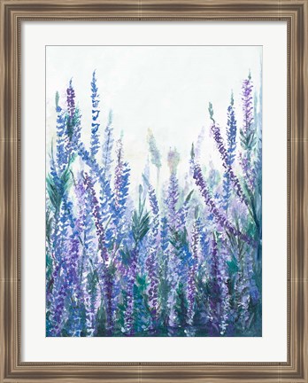 Framed Lavender Garden II Print