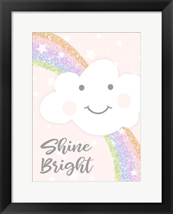 Framed Shine Bright Print