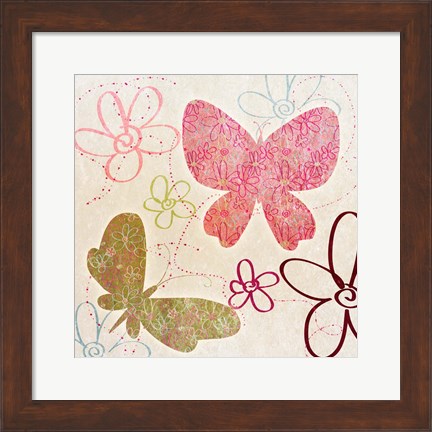 Framed Fly Away II Print