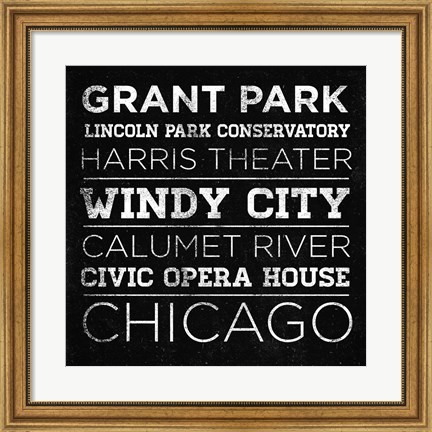 Framed CHI Type II Print