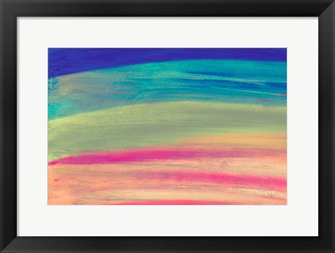 Framed Rainbow Abstract Print