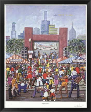 Framed Summer Festival Print