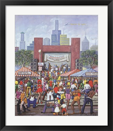 Framed Summer Festival Print