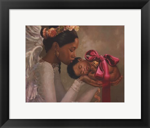 Framed Heaven Sent (girl) Print