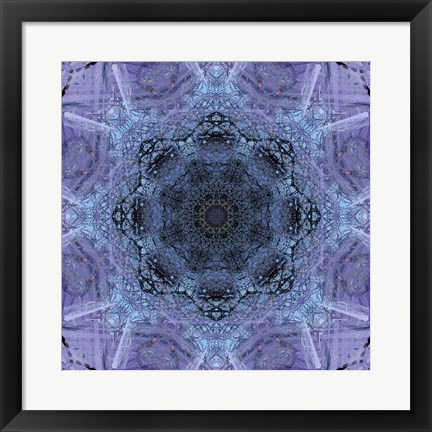 Framed Colorful Kaleidoscope 1 Print