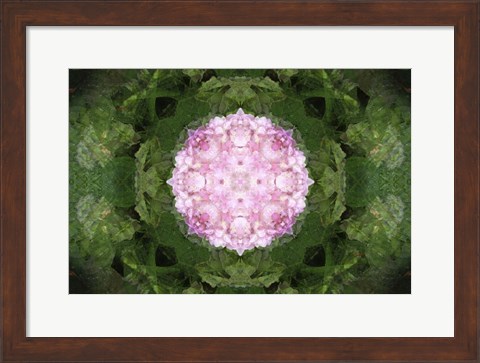 Framed Colorful Kaleidoscope 12 Print