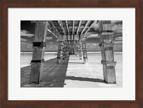 Framed Daytona Beach Pier, Florida Print