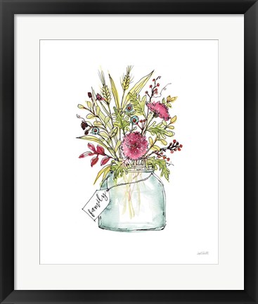 Framed Festive Foliage III Summer Print