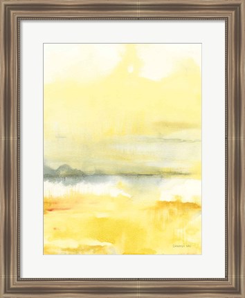 Framed Saffron I Print