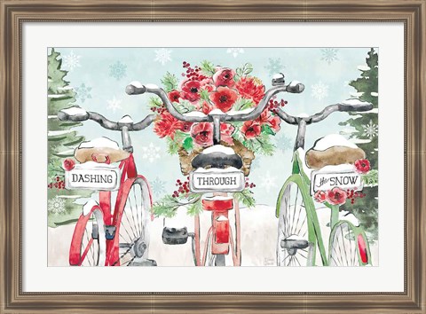 Framed Holiday Ride IV Print