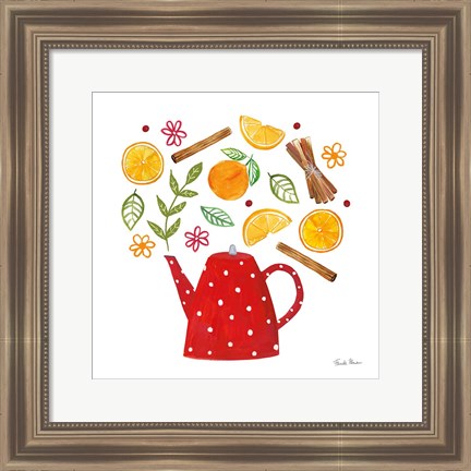 Framed Organic Tea IV Print