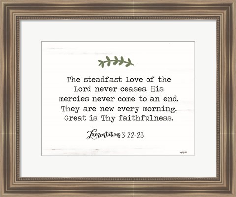 Framed Mercies Print