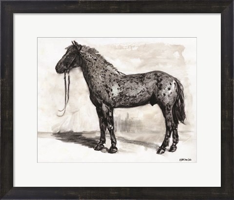 Framed Horse Study 2 Print