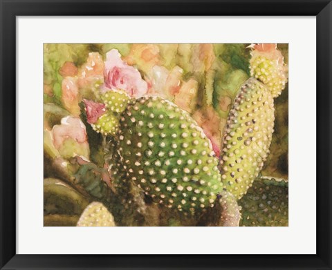 Framed Cactus Flowers Print