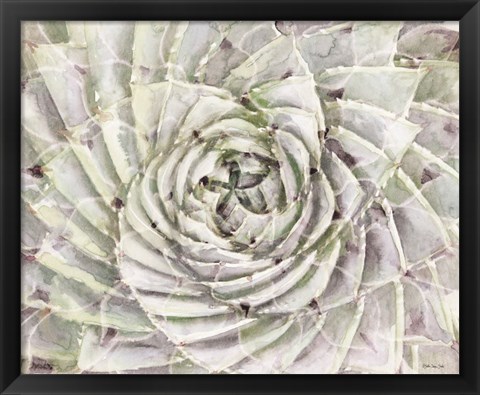 Framed Succulent Macro Print