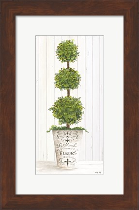 Framed Magnificent Topiary I Print