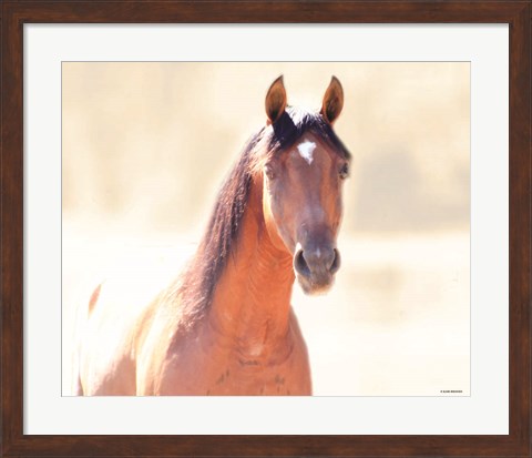 Framed Straight Up Berry Print