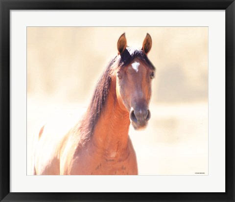 Framed Straight Up Berry Print