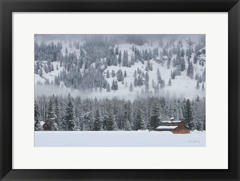 Framed Methow Valley Barn Print