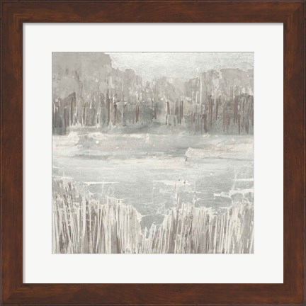 Framed Silver Landscape Neutral Print