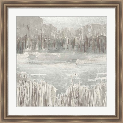 Framed Silver Landscape Neutral Print