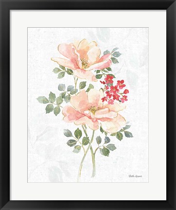 Framed Floral Focus VIII Print