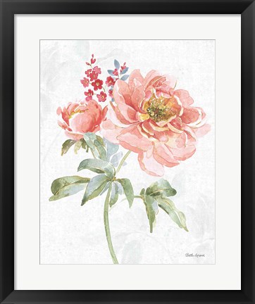 Framed Floral Focus VI Print