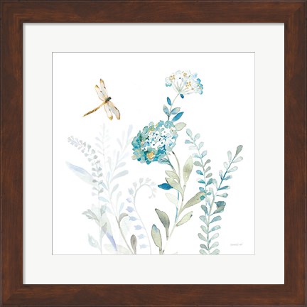 Framed Blues of Summer VII Print