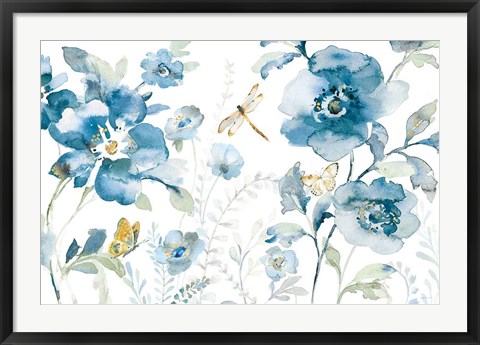 Framed Blues of Summer V Print