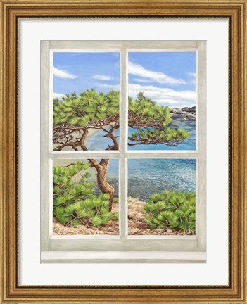 Framed Baie Mediterraneenne I Print