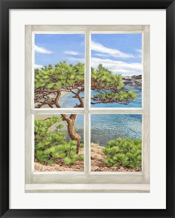 Framed Baie Mediterraneenne I Print