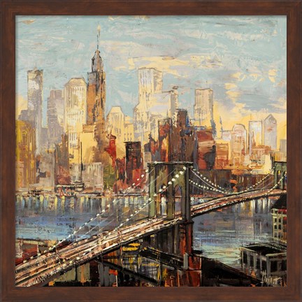 Framed Sera su Manhattan Print