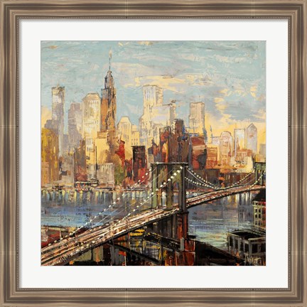 Framed Sera su Manhattan Print