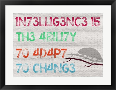 Framed Intelligence Print