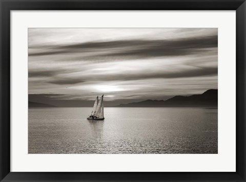 Framed Set Sails Print