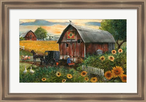 Framed Country Paradise Print