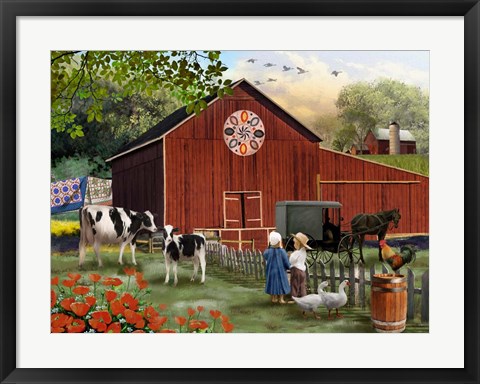 Framed Country Serenity Print