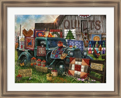 Framed Quilts for Sale Print