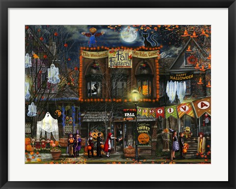 Framed Spooky Festival Print